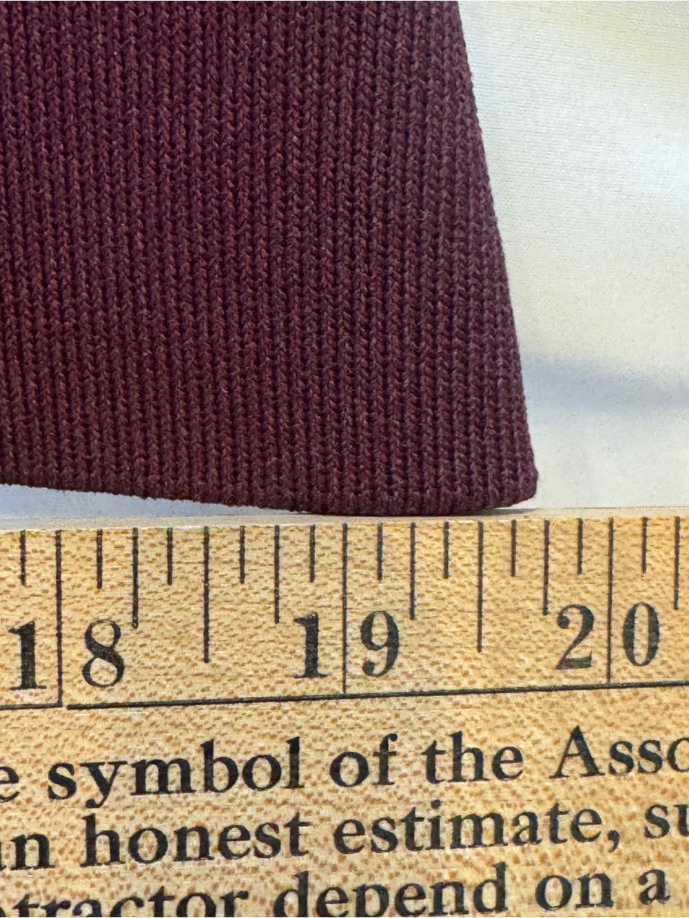 Plum sweater vest with gold buttons - Picture 7 of 7